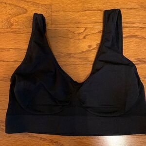 Rhonda Shear Ahh Size Large Black Shapewear Bra